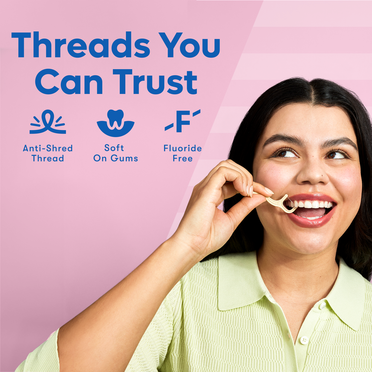 Eco-Friendly Floss Picks | Unflavored | PFA Free