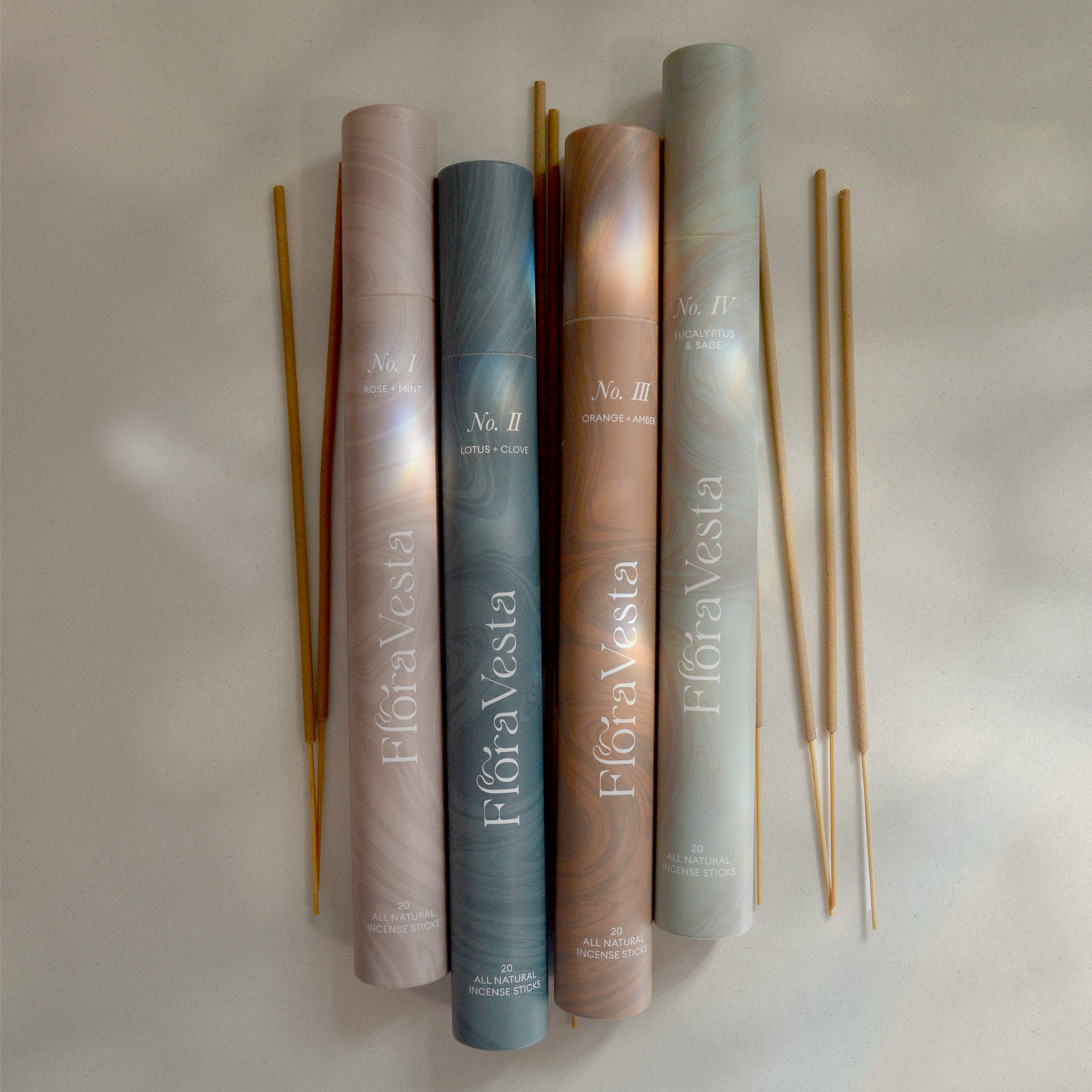 Orange and Amber Botanical Incense / All Natural Warm Citrus