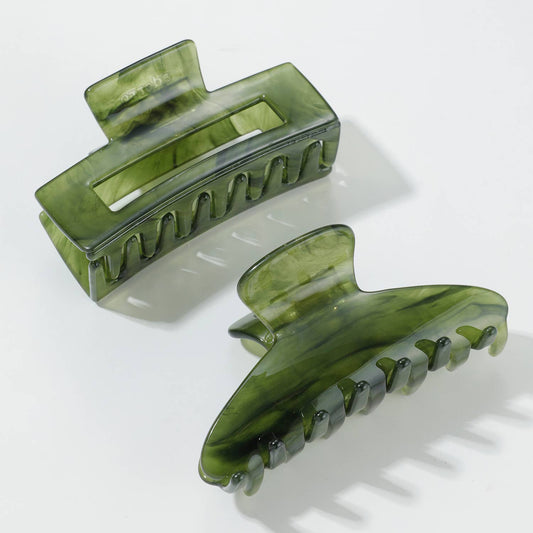 Jade Green S/M | Assorted Small/Medium Claw Clips