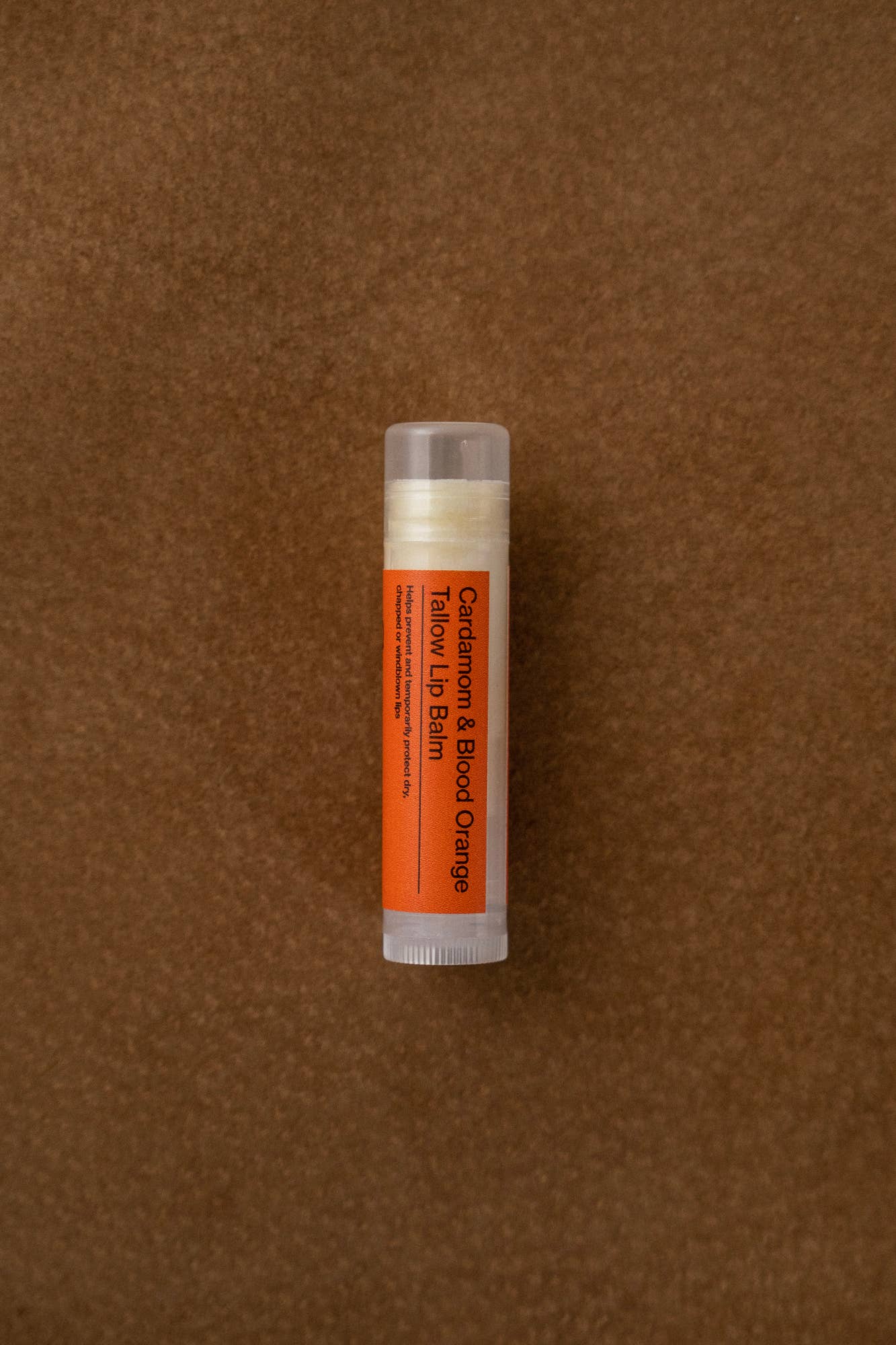 Cardamom & Blood Orange – Tallow Lip Balm, .15 oz