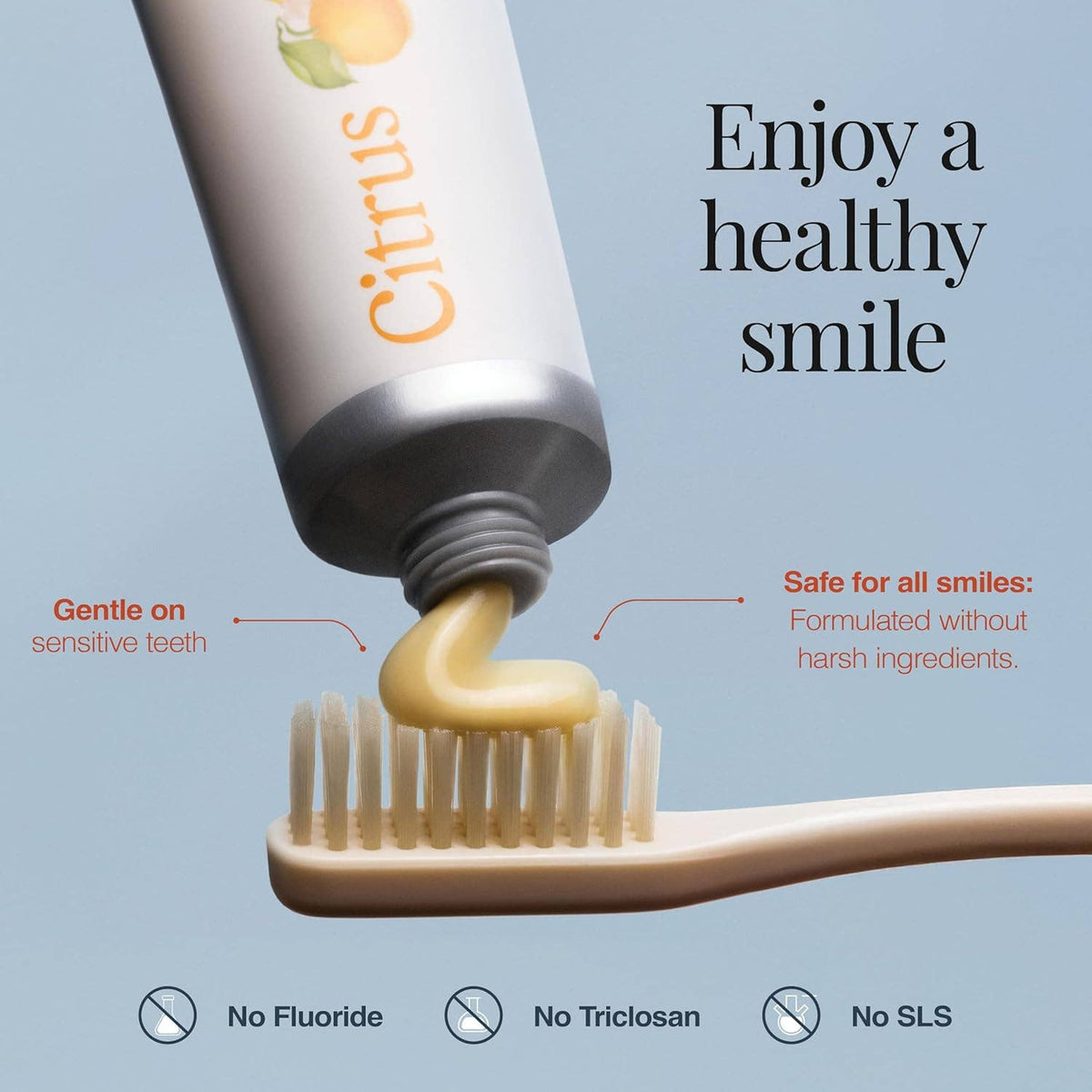 Fluoride-Free Prebiotic Tooth Gel, Citrus | Revitin