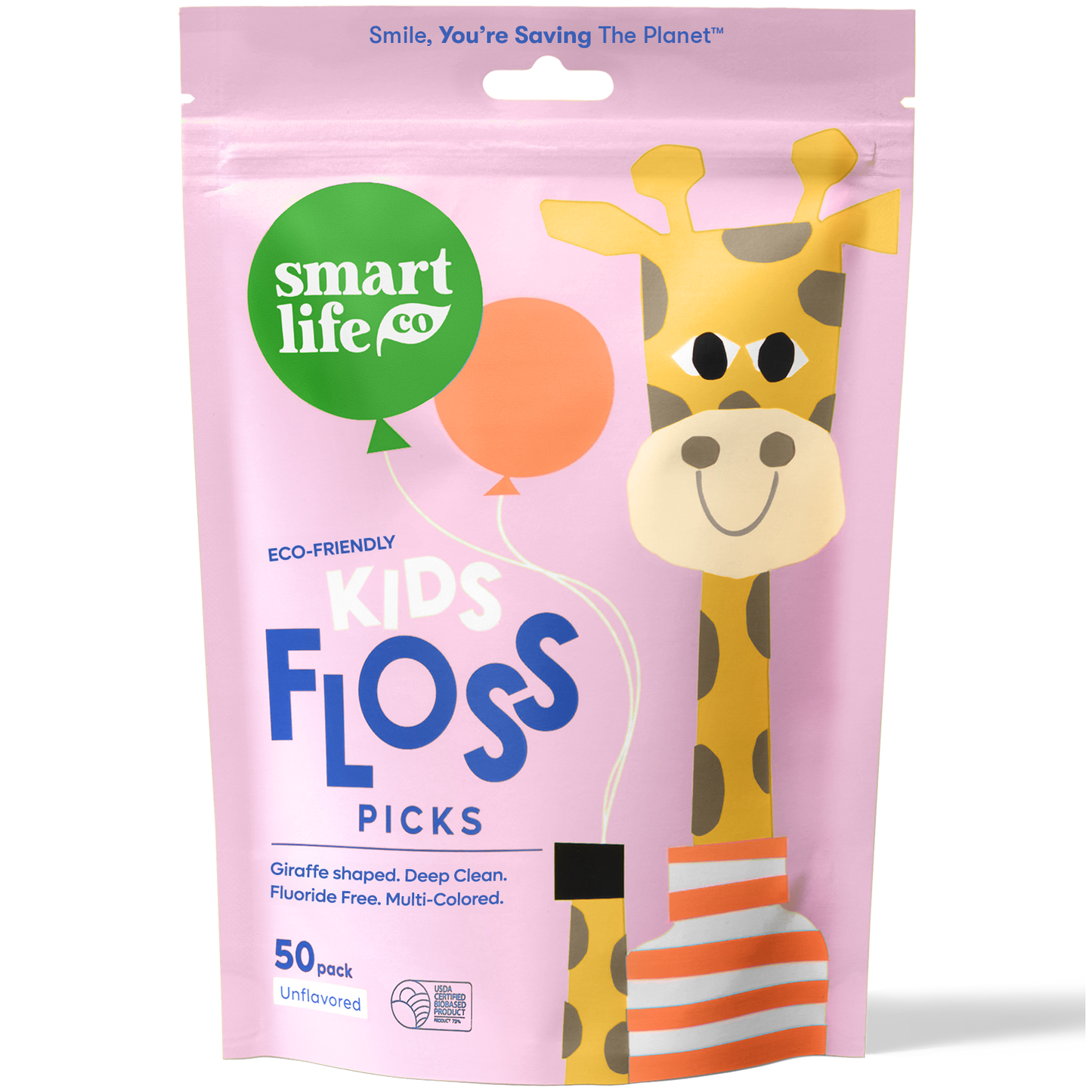 Biodegradable Kids Flossers | Unflavored | PFA Free