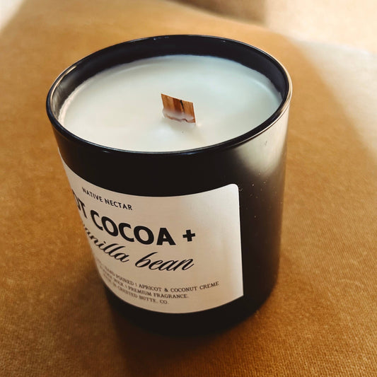 Hot Cocoa + Vanilla Bean Winter Candle