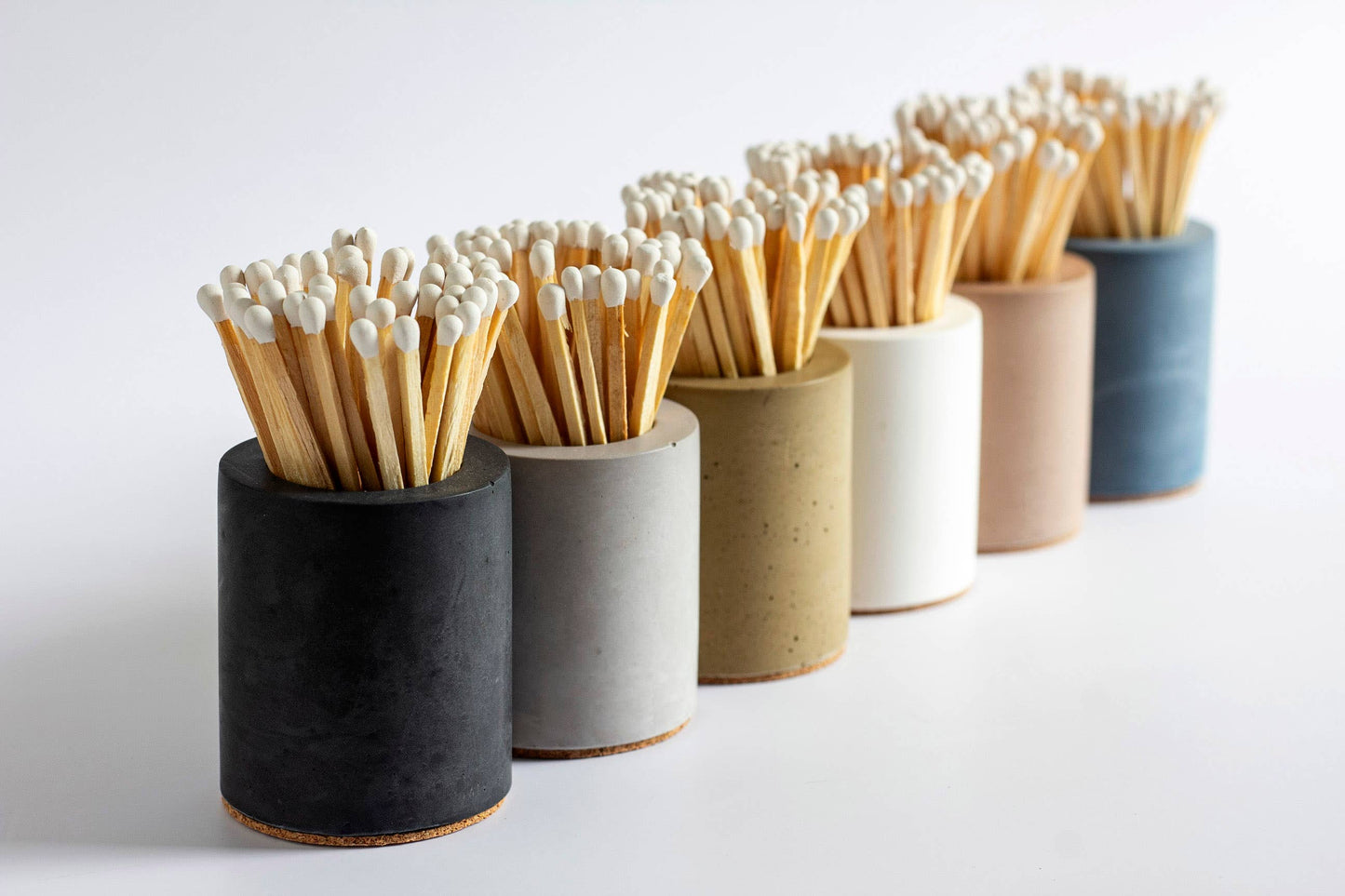 Cylinder Candle Match Holder