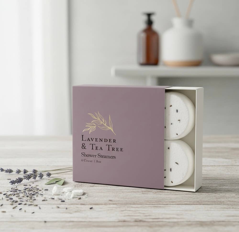 Lavender & Tea Tree l Shower Steamer Gift Set