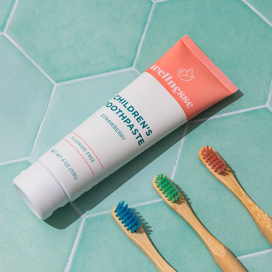 Kids Strawberry Toothpaste Intro Pack - Fluoride-Free