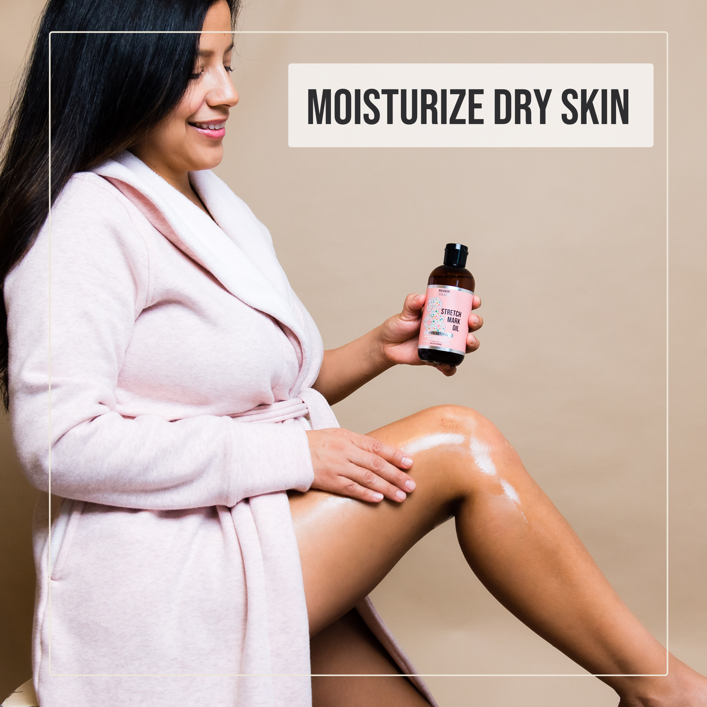 Stretch Mark Oil for Pregnancy - Cocoa Butter, Almond Oil