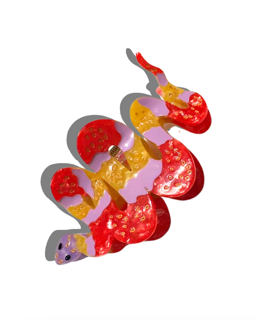 Solar Eclipse Hand Painted Hair Clip