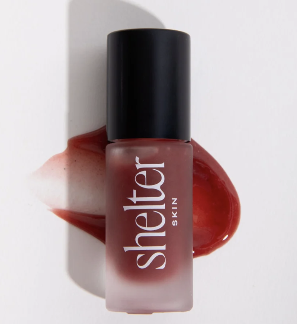 Shelter Skin Lanolin Lip Elixir - Hibiscus