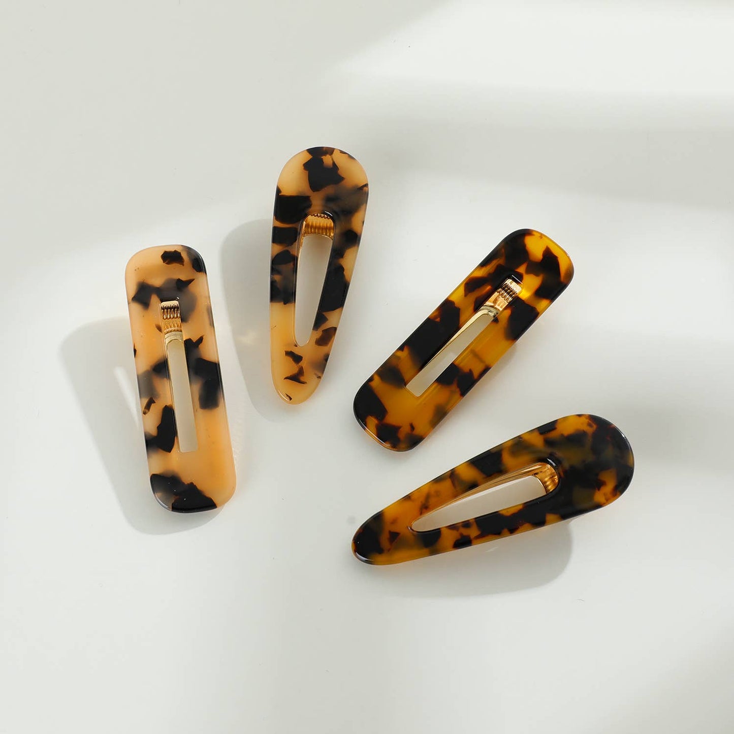 Adorro Gemma Core | Printed Barrette Hair Clip (Set of 2)