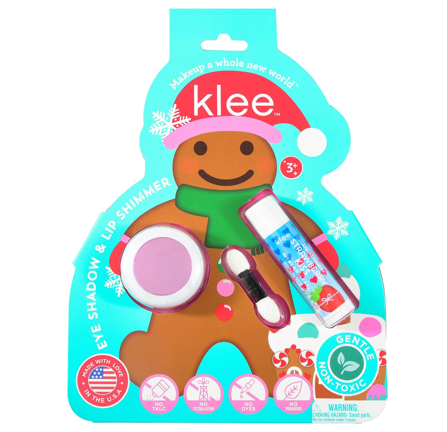 Snowflake Shimmer - Holiday Eye Shadow Lip Shimmer Set