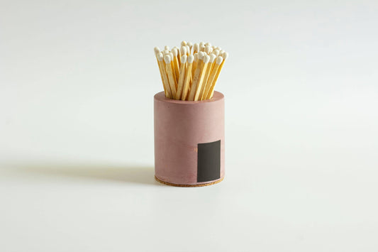Cylinder Candle Match Holder