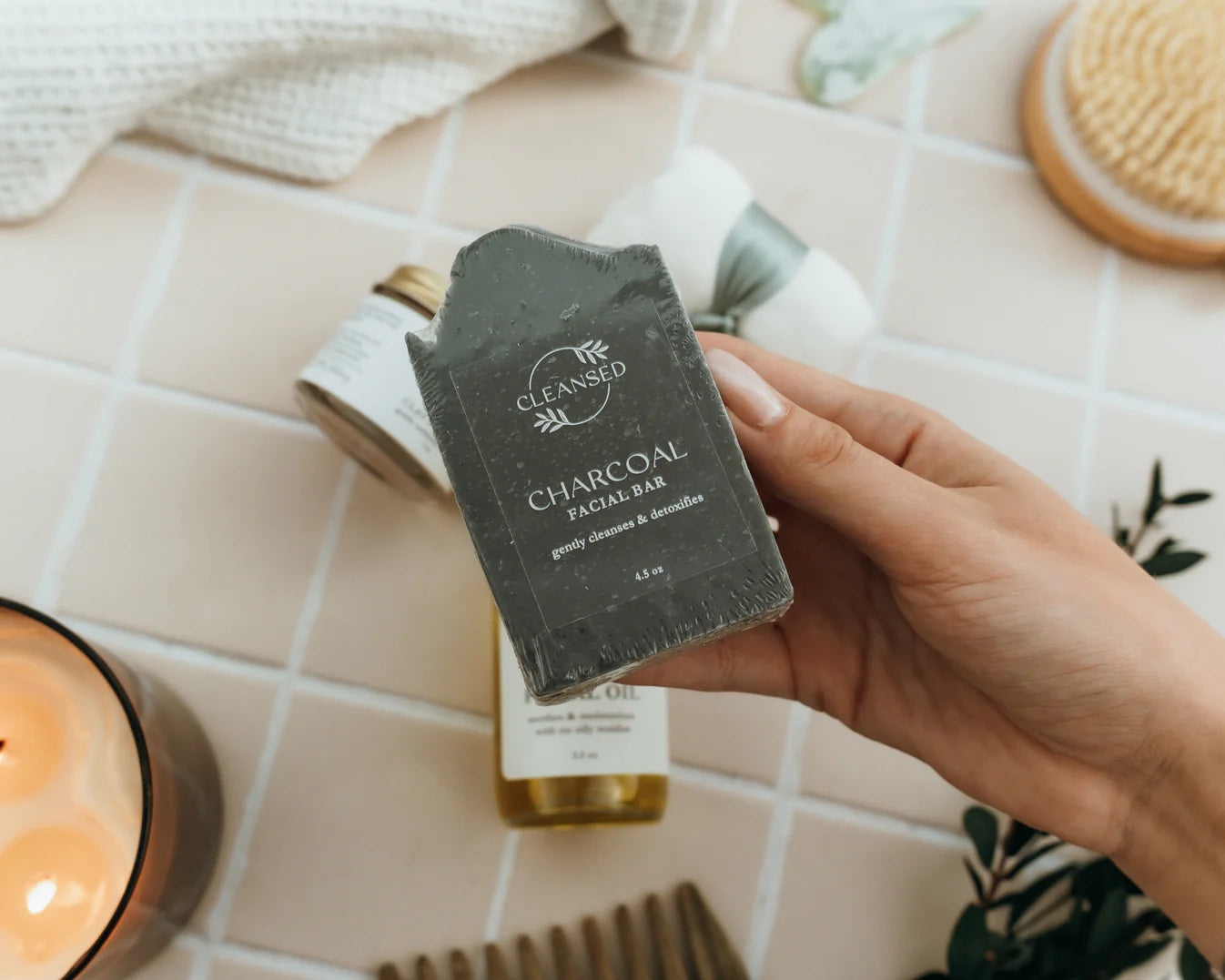 Cleansed Charcoal Facial Bar