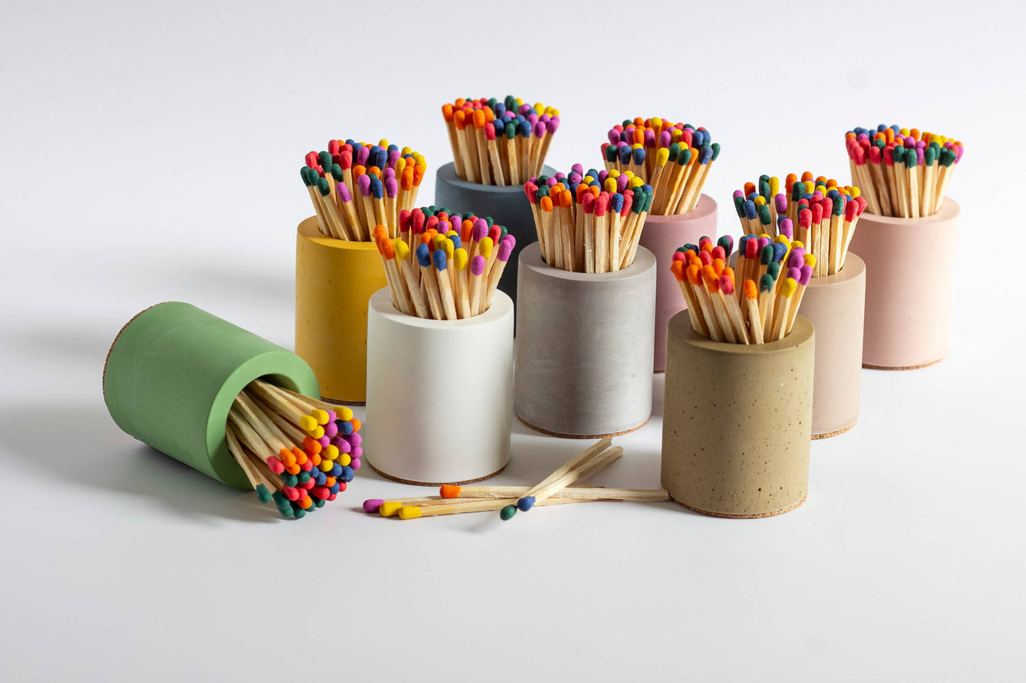 Cylinder Candle Match Holder