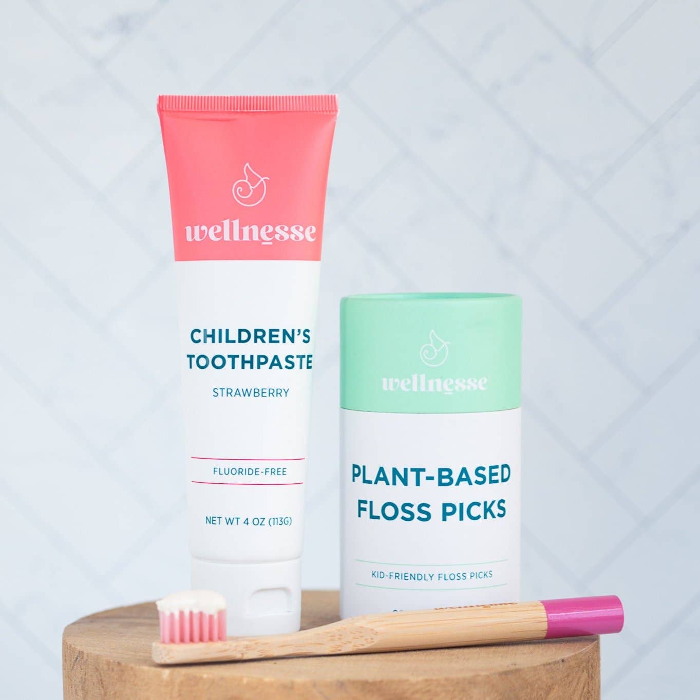 Kids Strawberry Toothpaste Intro Pack - Fluoride-Free