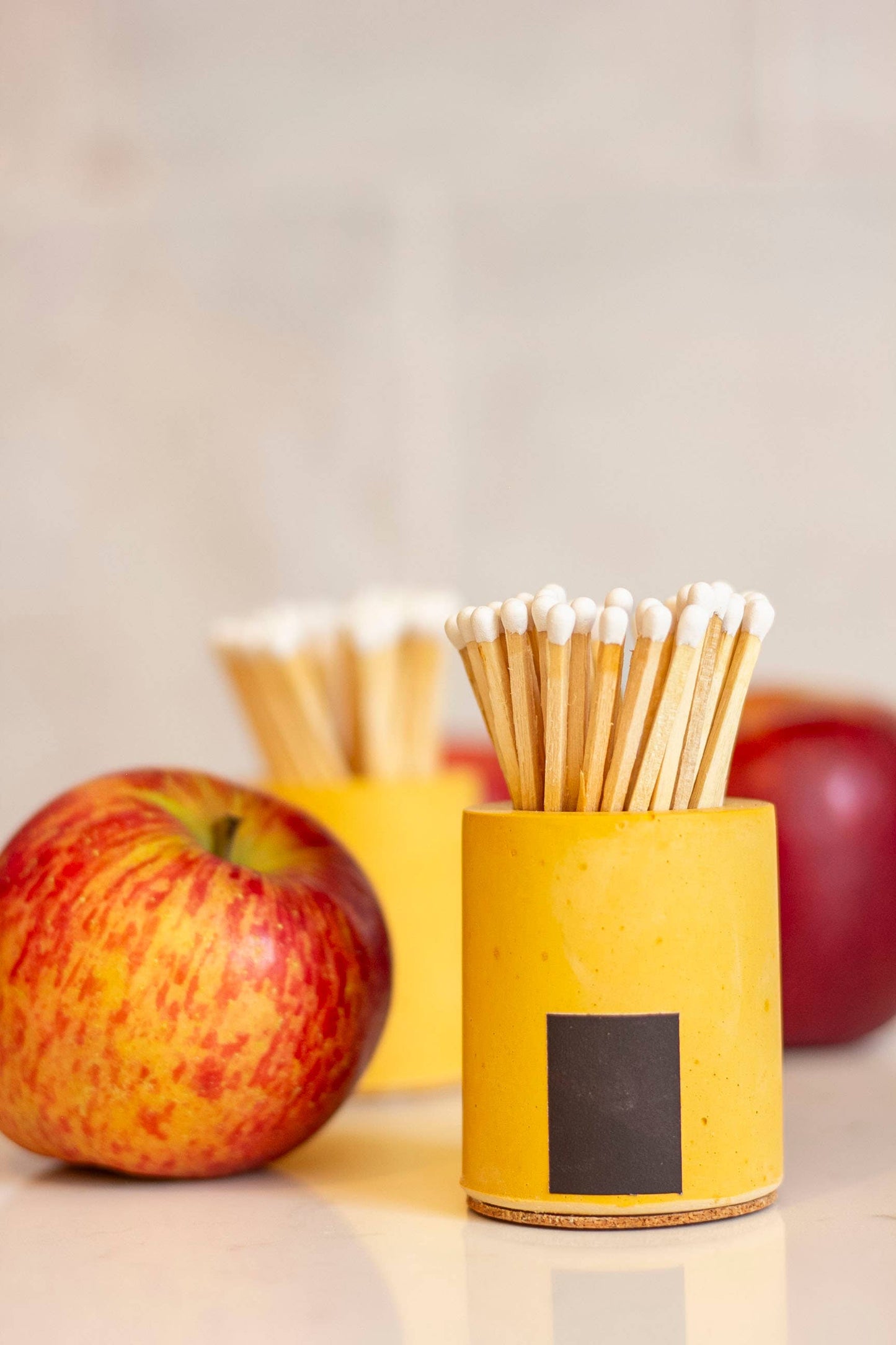 Cylinder Candle Match Holder