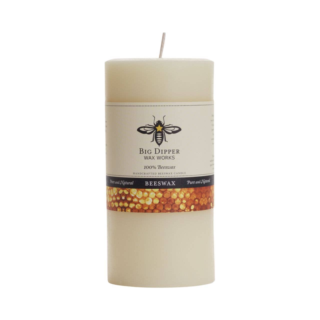 Pillar Candles – 100% Pure Beeswax – Multiple Sizes & Colors