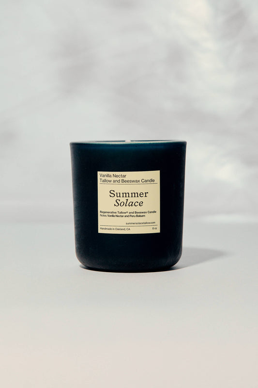 Vanilla Nectar – Tallow Candle with Peru Balsam, 8.5 oz