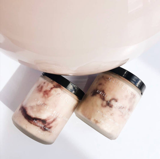 Native Nectar Hibiscus + Blood Orange Sugar Scrub
