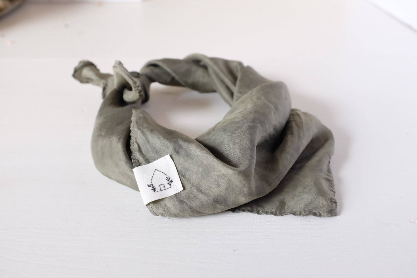 Hand Dyed 100% Silk Scarves Neutral Earthy tones