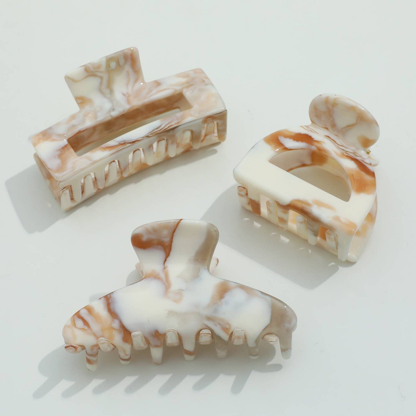 Calacatta Gold S/M - Assorted Claw Clips