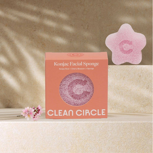 Cherry Blossom Konjac Face Sponge - Gentle Exfoliator