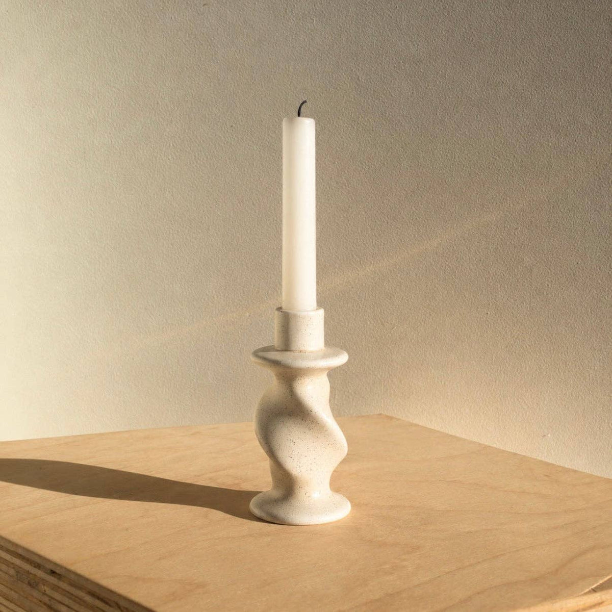 Ceramic candle stick holder
