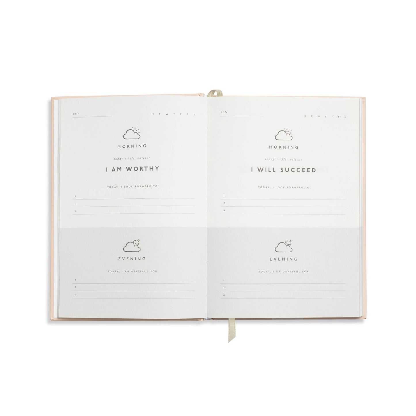 Guided Gratitude Journal, A5 Hardcover - Stay Grounded