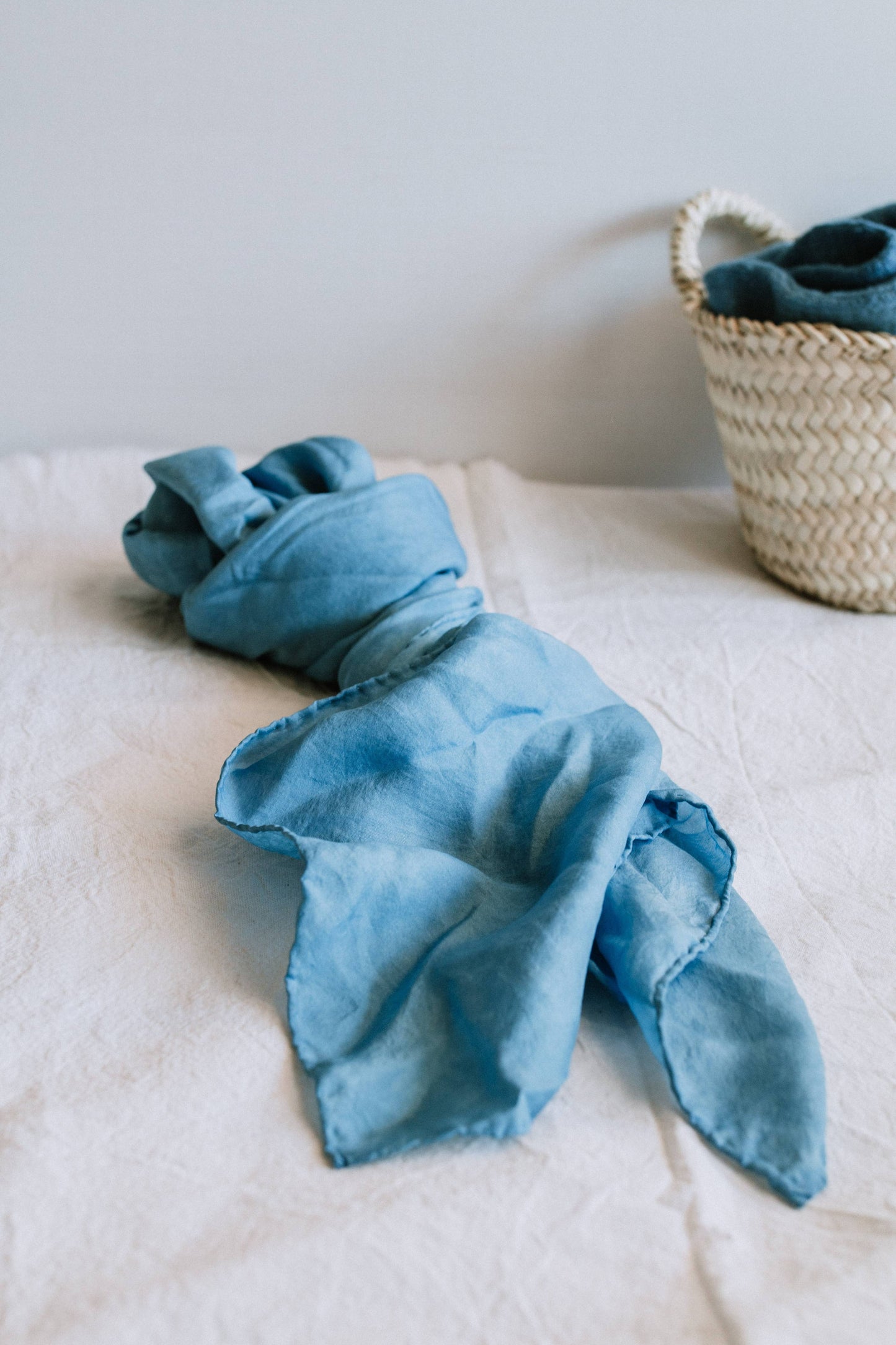 Hand Dyed 100% Silk Scarves Neutral Earthy tones