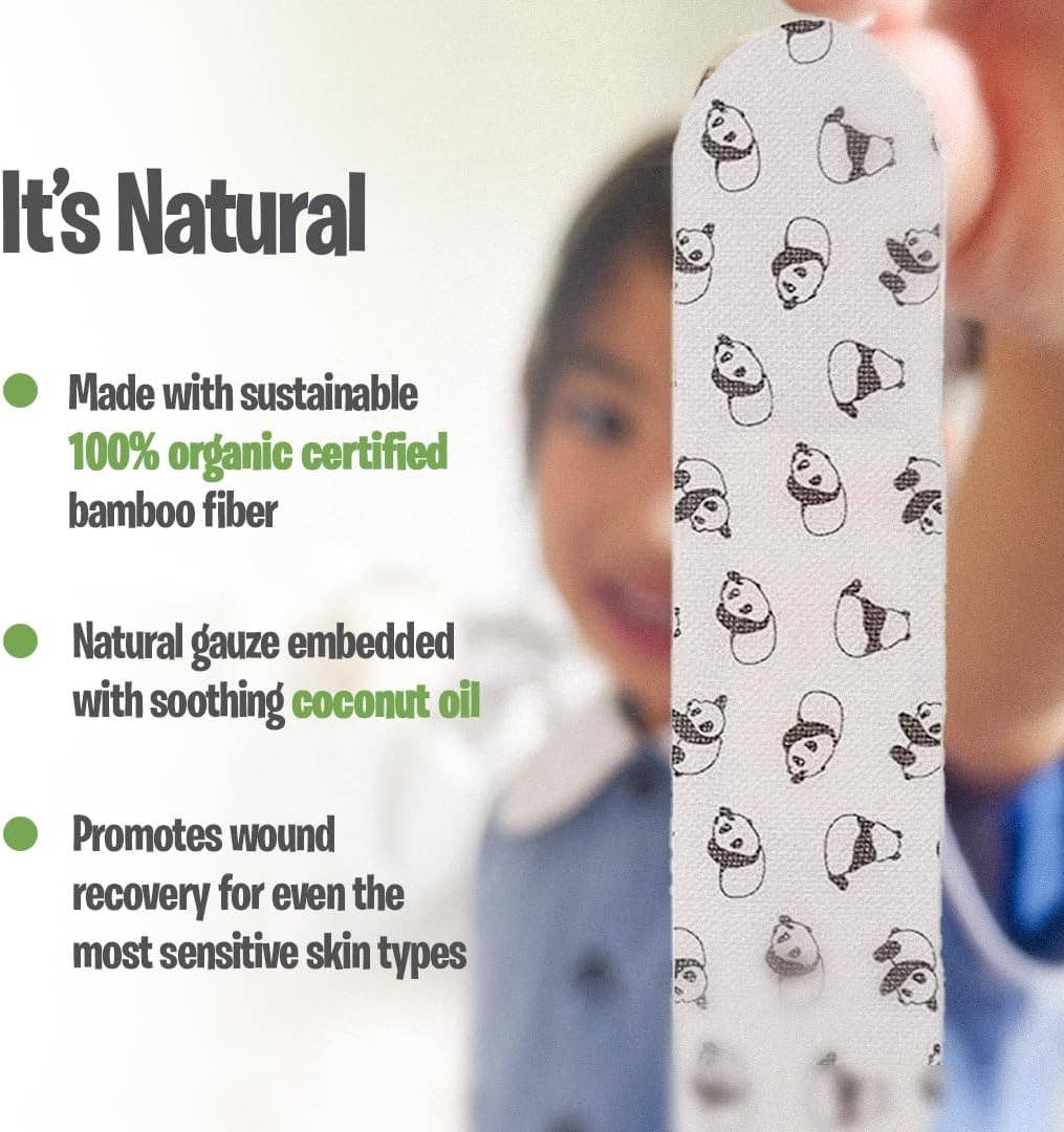 PATCH VALUE PACK - 100 Panda Bamboo Bandages