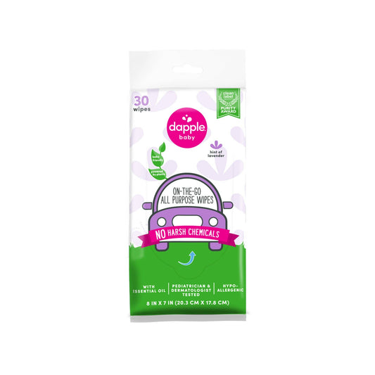 Dapple On the Go Wipes, Lavender, 30ct