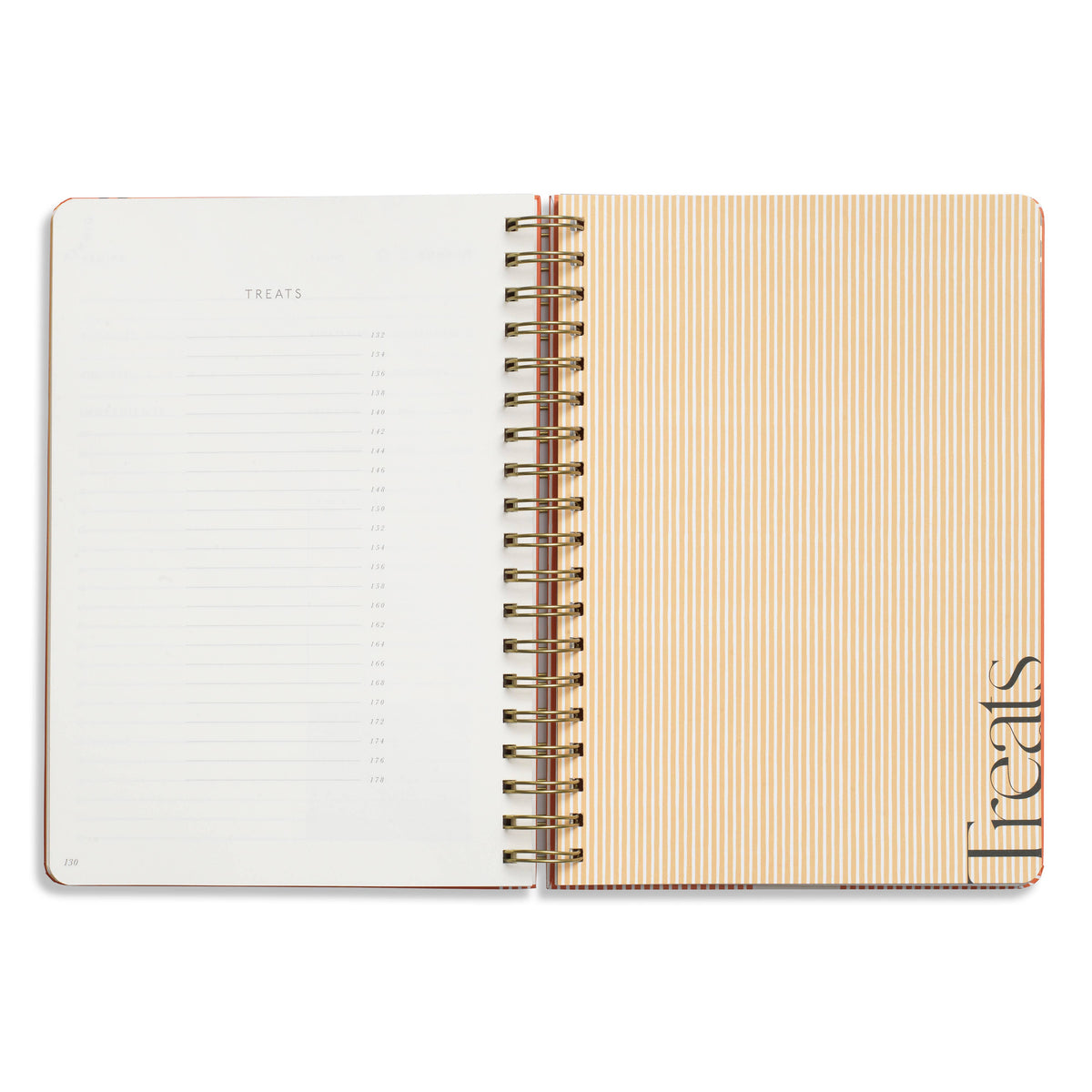 Guided Recipe Journal, Hardcover B5 Spiral - Eat Well