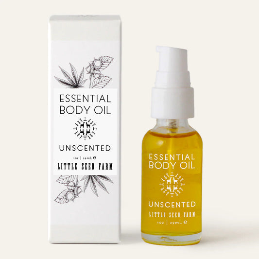 Little Seed Farms Unscented Essential Body Oil 1oz.