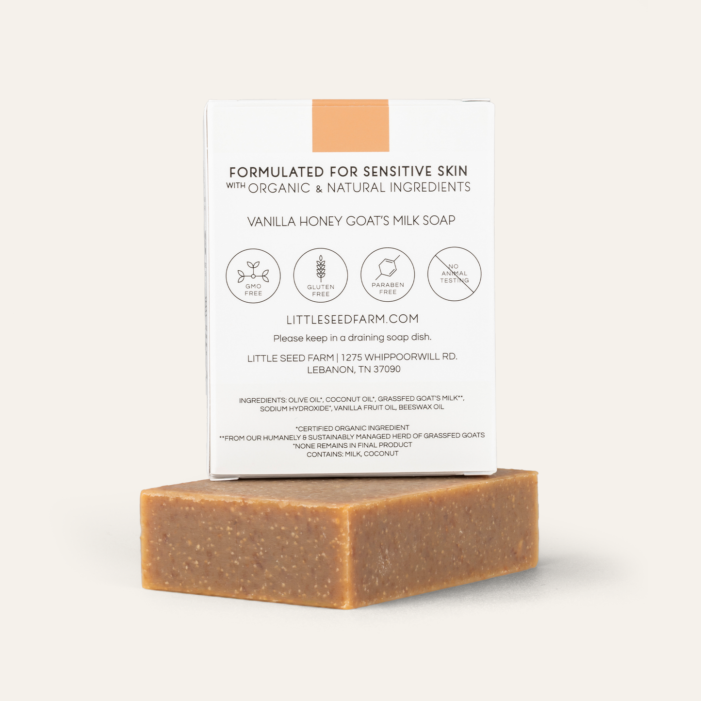 Vanilla Honey Bar Soap - Spring Seasonal