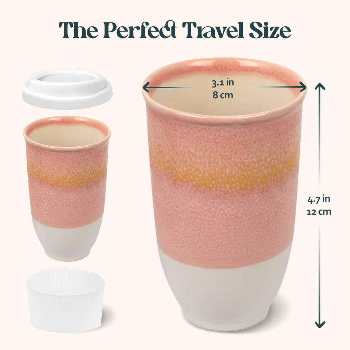 Afterglow 12oz Ceramic Travel Mug – Travel Mugs For Coffee