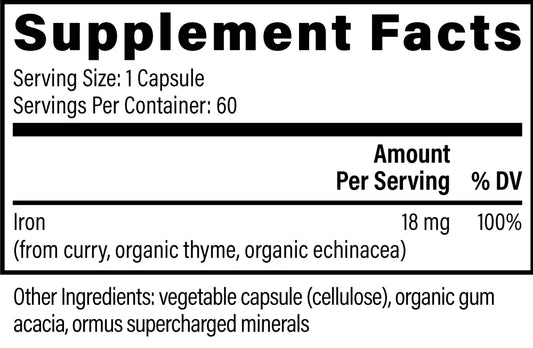 Global Healing Plant Based Iron