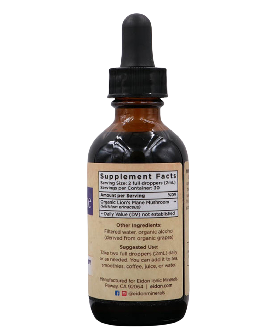 Lion's Mane Mushroom Liquid Extract