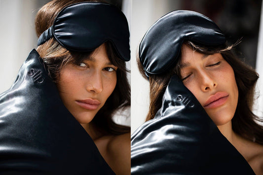 Black Contour Sleep Mask
