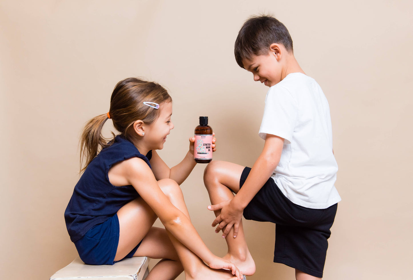 Stretch Mark Oil for Pregnancy - Cocoa Butter, Almond Oil