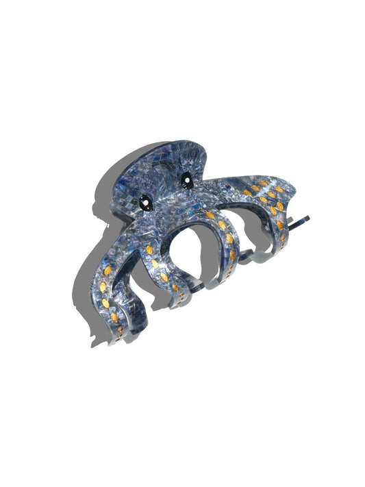 Hand-painted Octopus Claw Hair Clip | Eco-Friendly