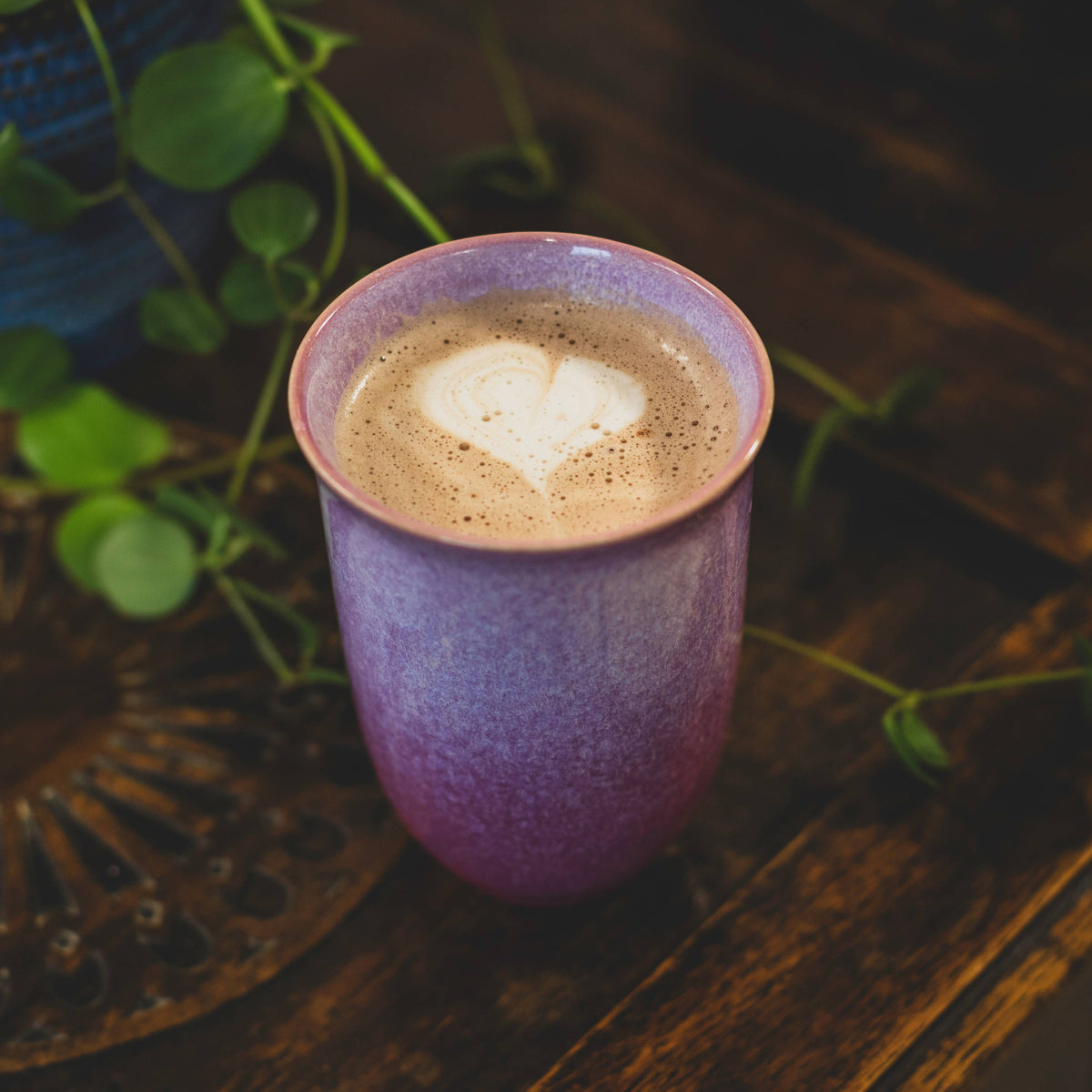 AstralBloom Ceramic Travel Mug – 12oz Travel Mugs for Coffee