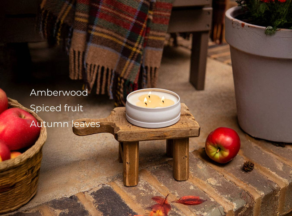 Flannel & Leaves 3-Wick Candle