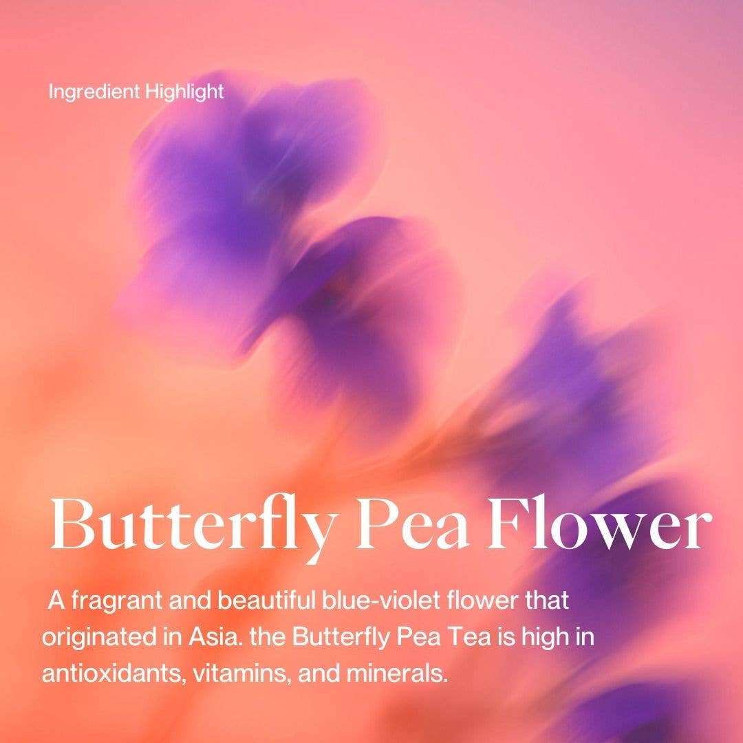 Butterfly Pea Flower Konjac Face Sponge - Gentle Exfoliator