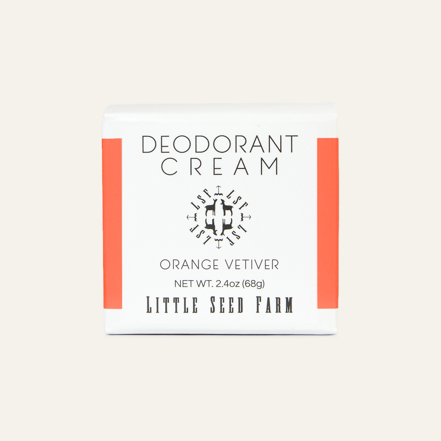 Orange Vetiver Deodorant Cream - Summer Seasonal