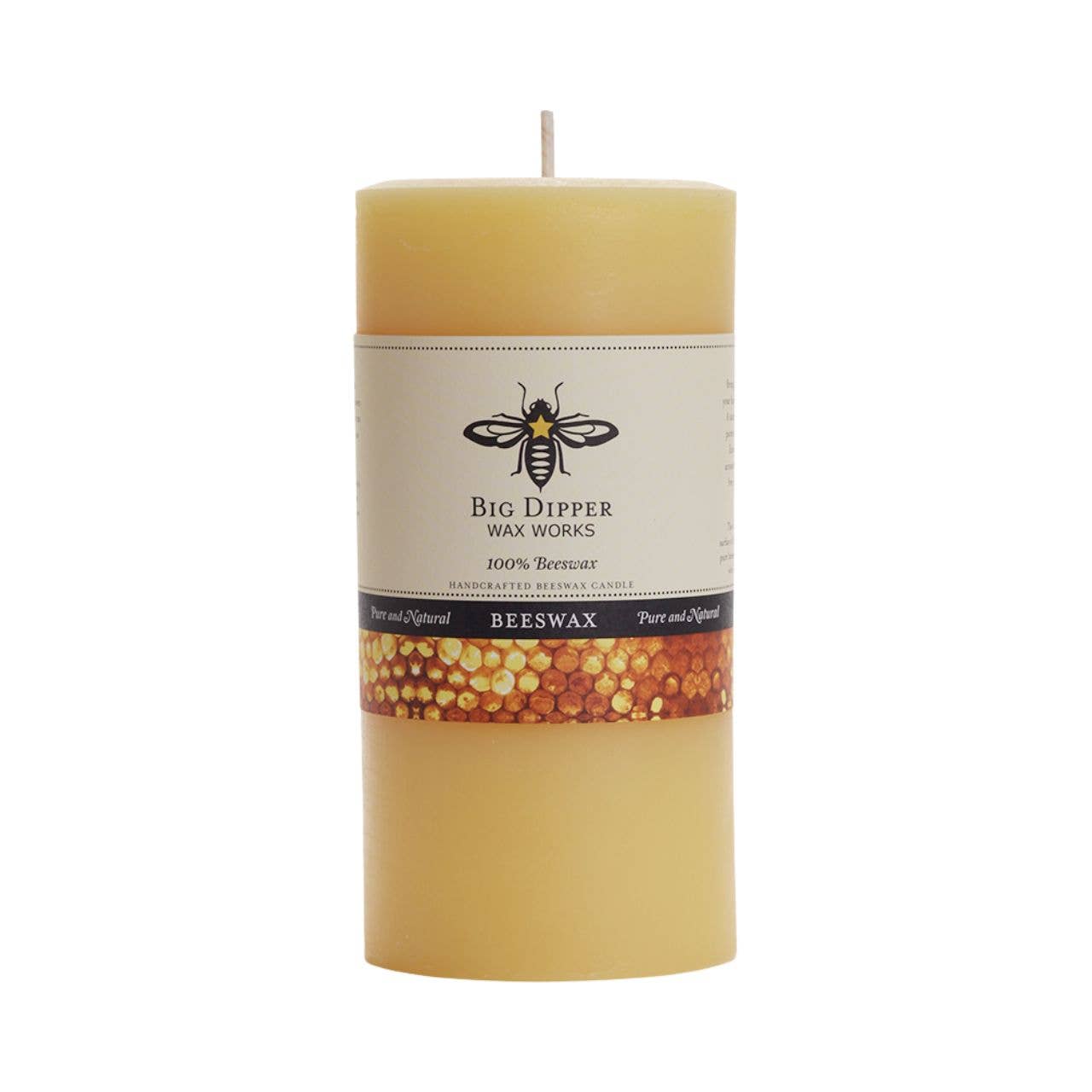 Pillar Candles – 100% Pure Beeswax – Multiple Sizes & Colors