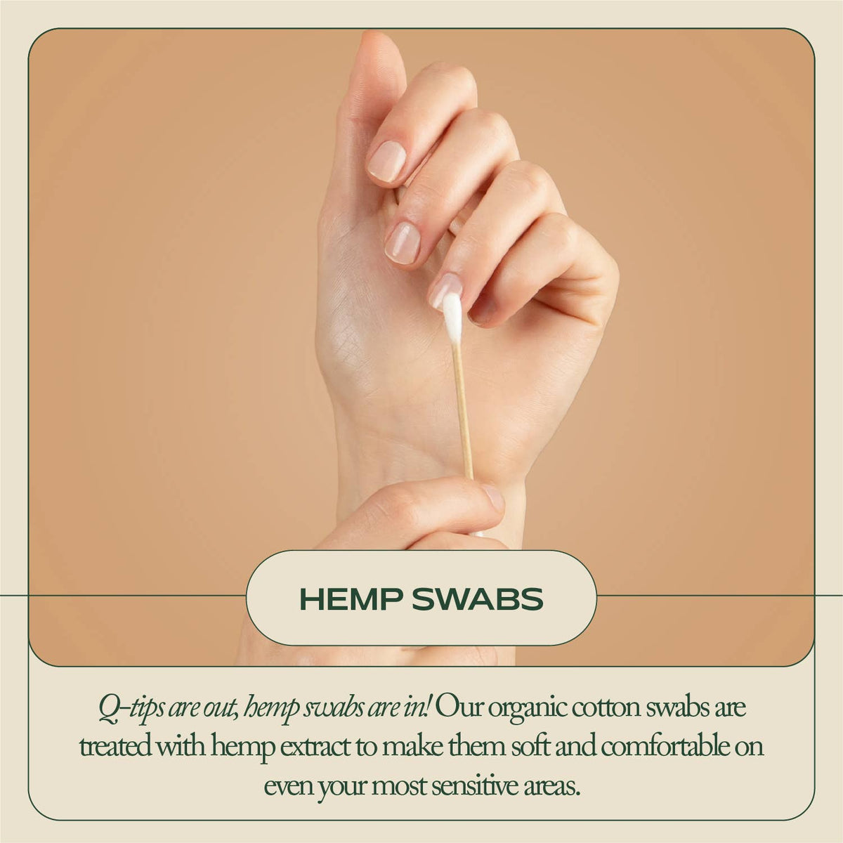Hemp & Cotton Swabs