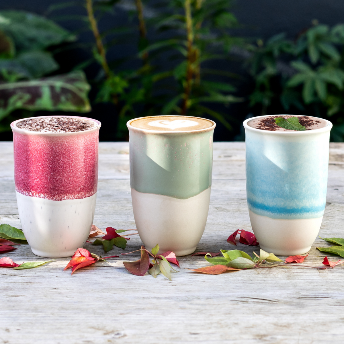 Lagoon Ceramic Coffee Cup – 12oz  Sustainable Coffee Cup