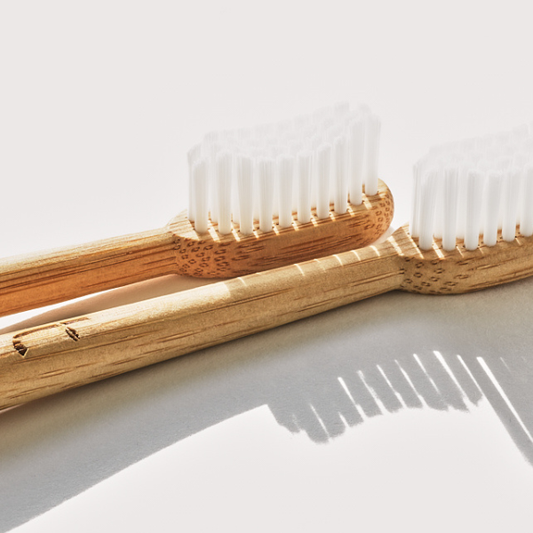 Cloud White Truthbrush with Soft Castor Oil Bristles