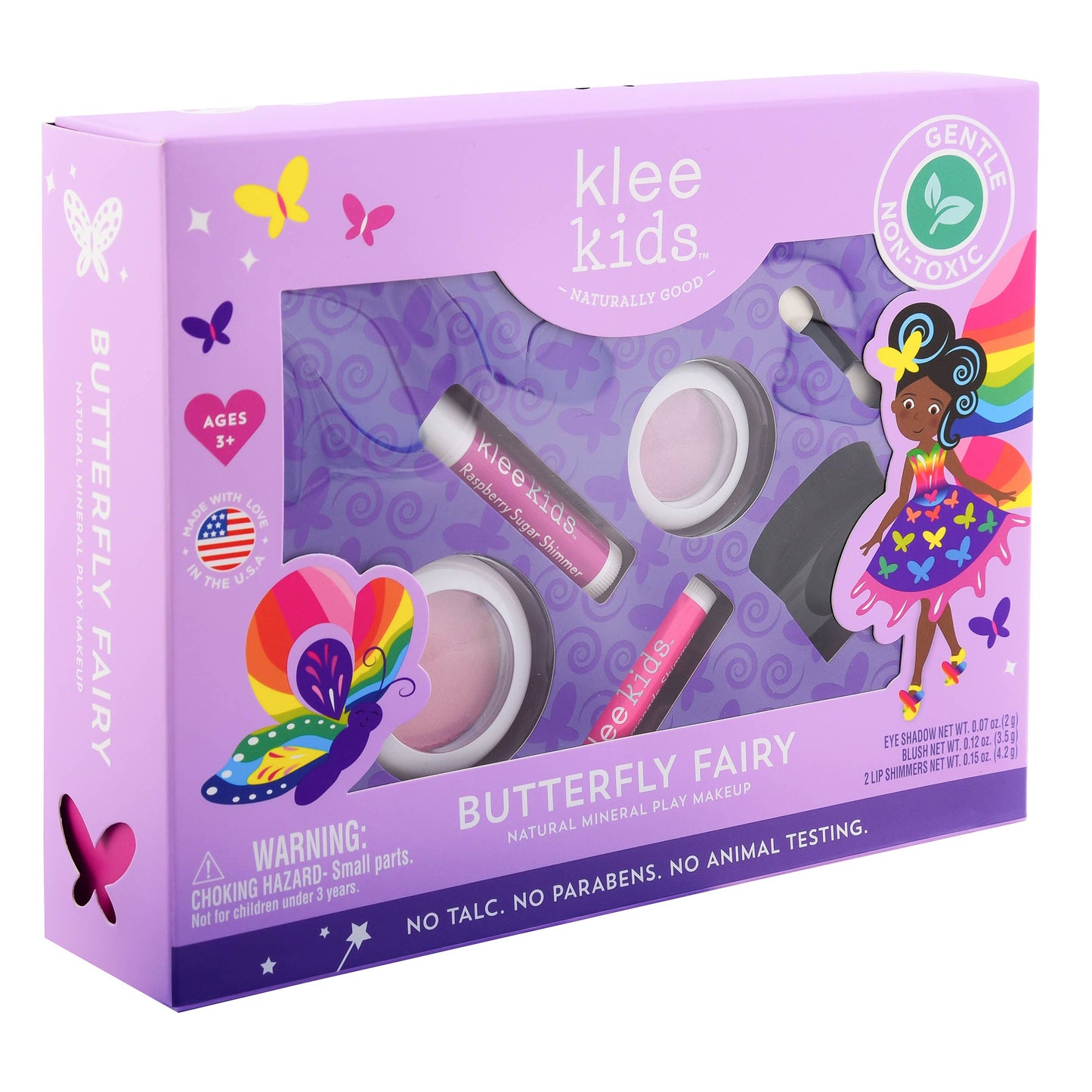 Butterfly Fairy - Klee Kids Natural Play Makeup 4-PC Kit
