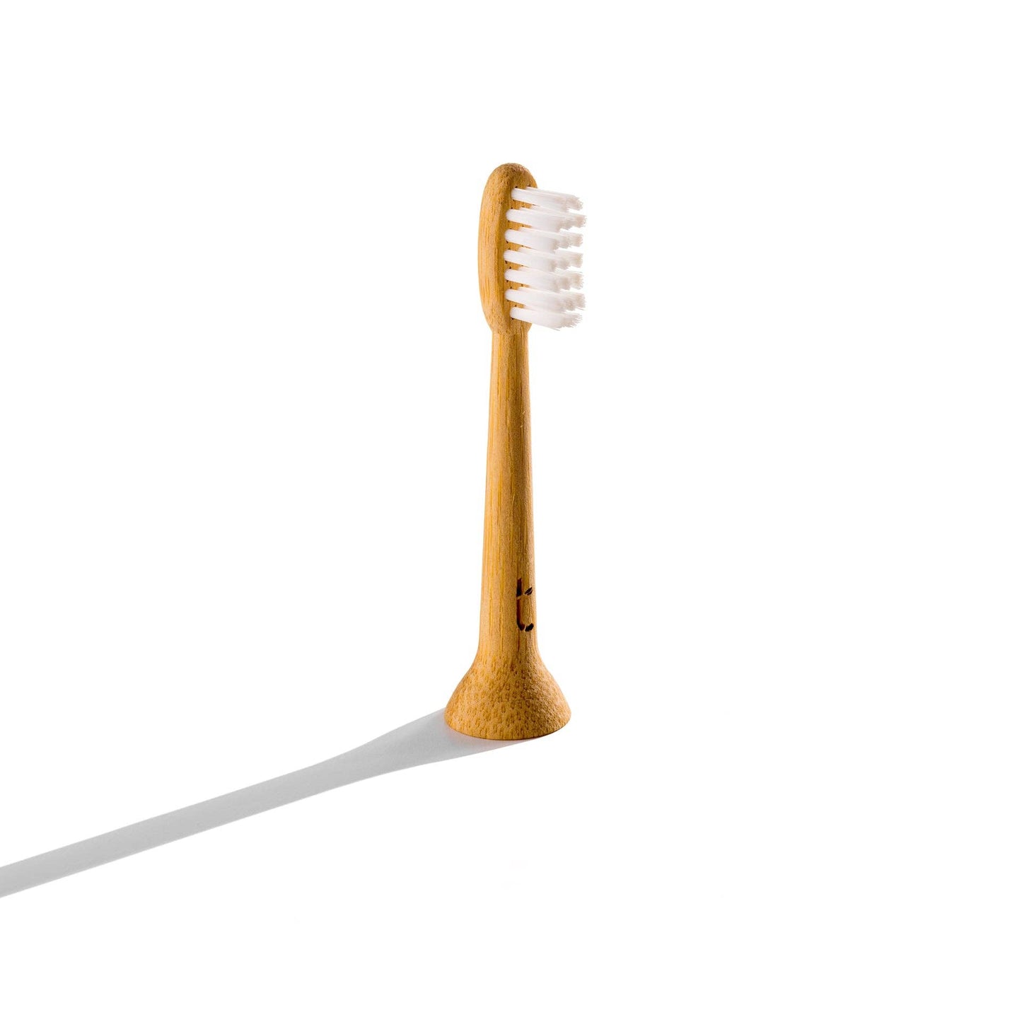 The world's FIRST solid bamboo electric toothbrush head!